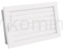 Kratka kominkowa PRO-V 325x195 z ruchomą żaluzją, biała