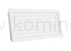 Kratka kominkowa PRO-V 450x220 z ruchomą żaluzją, biała