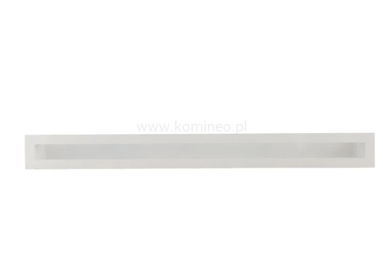 Luft PRO-V OPEN 700x70, prosty bez ramki, biały