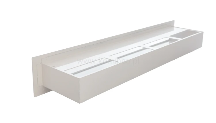 Luft PRO-V OPEN 700x70, prosty bez ramki, biały