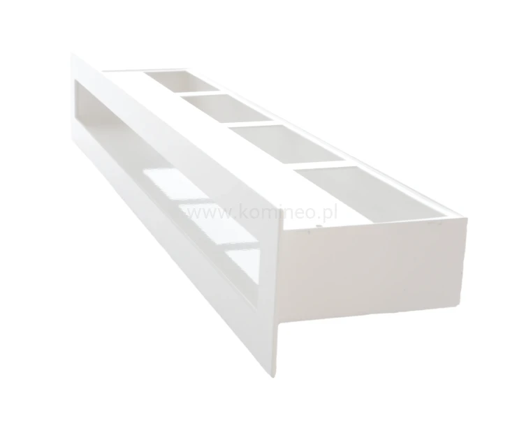 Luft PRO-V OPEN 450x70, prosty bez ramki, biały