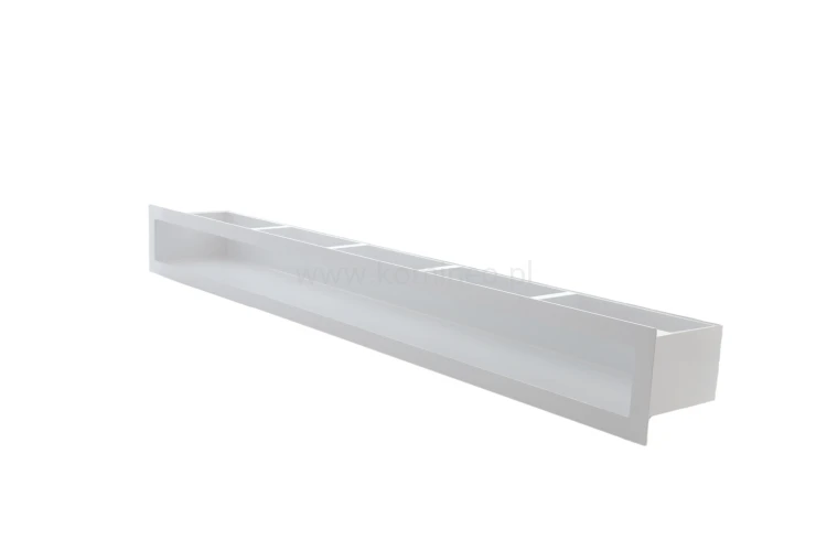 Luft PRO-V OPEN 900x70, prosty bez ramki, biały