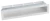 Luft PRO-V OPEN 450x100, prosty z ramką, biały
