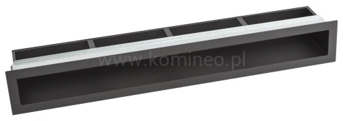 Luft PRO-V OPEN 700x100, prosty z ramką, czarny