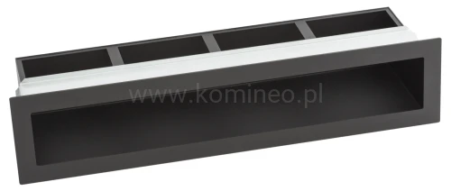 Luft PRO-V OPEN 450x100, prosty z ramką, czarny