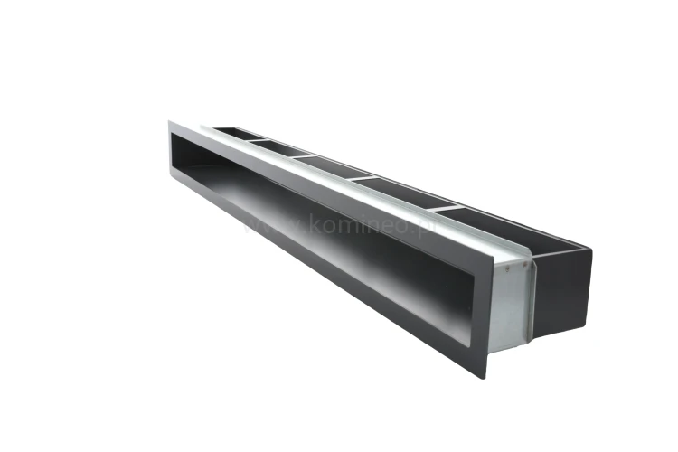 Luft PRO-V OPEN 900x70, prosty z ramką, czarny