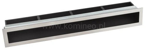 Luft PRO-V OPEN 700x100, prosty z ramką, chromonikiel szlif