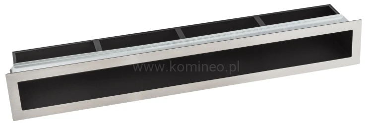 Luft PRO-V OPEN 700x100, prosty z ramką, chromonikiel szlif