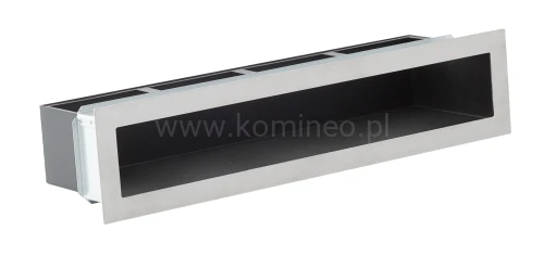 Luft PRO-V OPEN 450x100, prosty z ramką, chromonikiel szlif