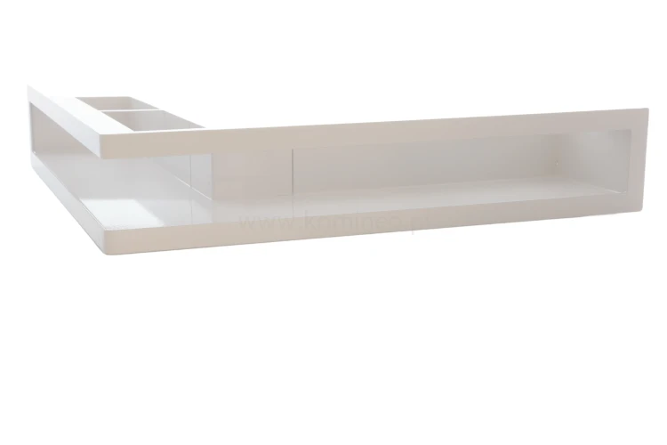 Luft PRO-V OPEN 500x500/100, narożny bez ramki, biały