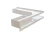 Luft PRO-V OPEN 500x500/70, narożny bez ramki, biały