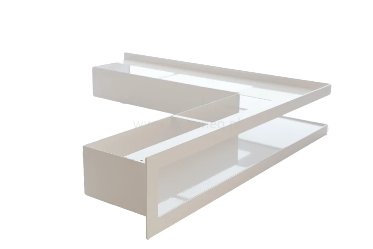 Luft PRO-V OPEN 500x500/70, narożny bez ramki, biały