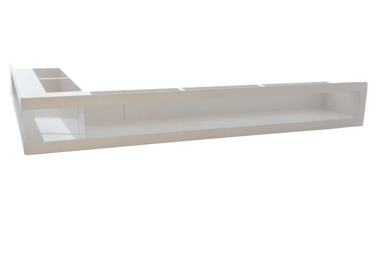 Luft PRO-V OPEN 700x500/70, narożny lewy bez ramki, biały