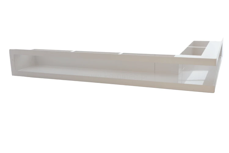 Luft PRO-V OPEN 500x700/70, narożny prawy bez ramki, biały