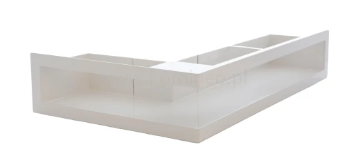 Luft PRO-V OPEN 500x300/100, narożny lewy bez ramki, biały