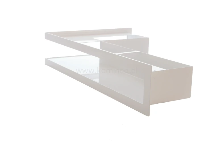 Luft PRO-V OPEN 500x300/100, narożny lewy bez ramki, biały