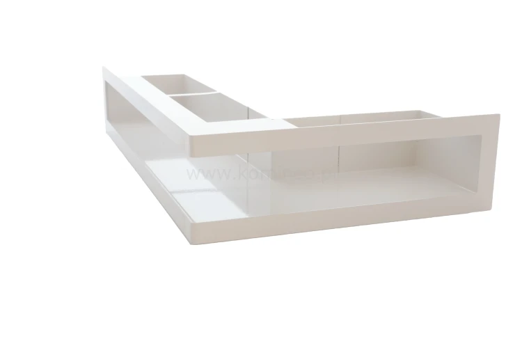 Luft PRO-V OPEN 300x500/70, narożny prawy prawy bez ramki, biały