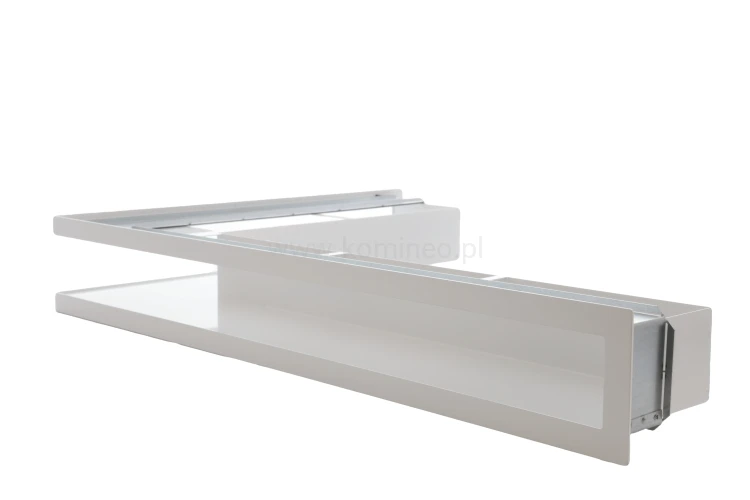 Luft PRO-V OPEN 700x500/70, narożny lewy z ramką, biały