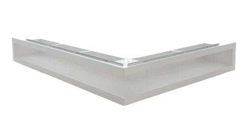 Luft PRO-V OPEN 500x700/100, narożny prawy z ramką, biały