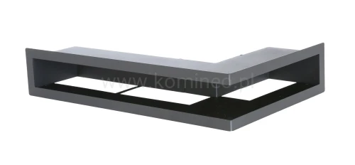 Luft PRO-V OPEN 500x300/70, narożny lewy bez ramki, czarny