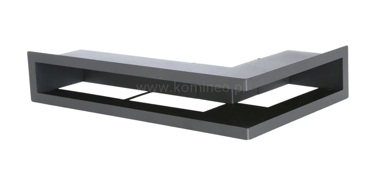 Luft PRO-V OPEN 500x300/100, narożny lewy bez ramki, czarny