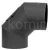 Kolano stałe 90º rewizją - 3 segmenty (grafitowe)