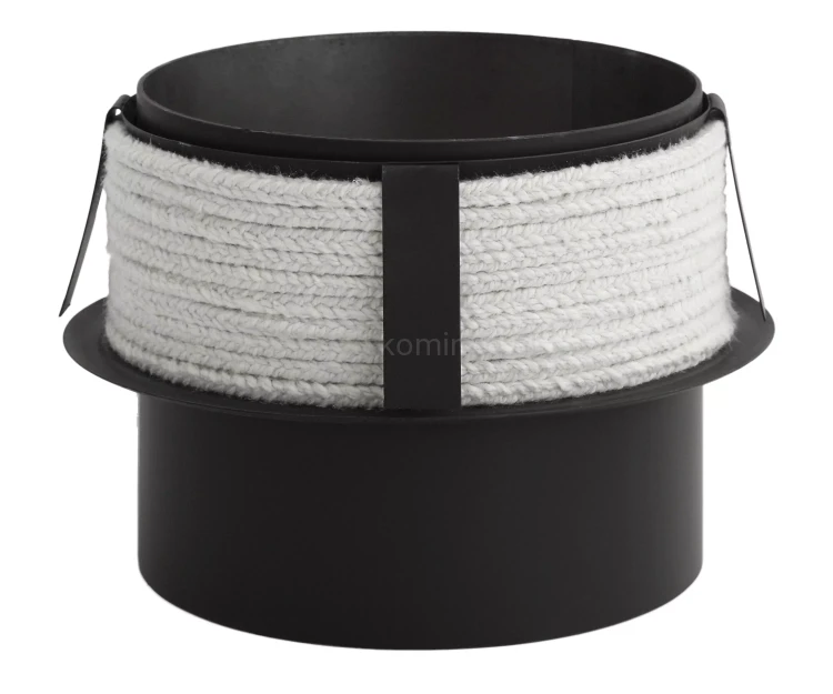 Zestaw przyłączeniowy  do kominów ceramicznych (czarny)