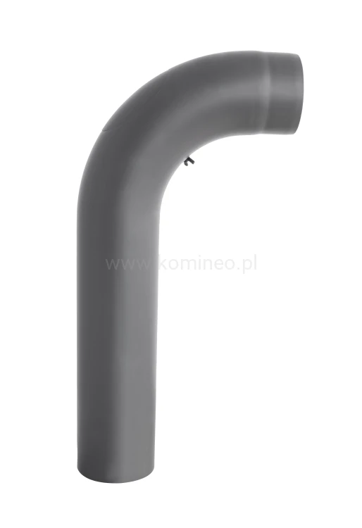 Kolano gięte wysokie krótkie 90º z rewizją grafitowe