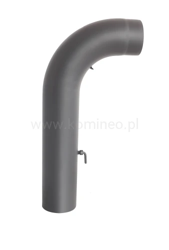 Kolano gięte wysokie  krótkie 90º z szybrem i rewizją