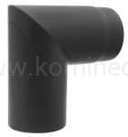 Kolano stałe szlifowane 90º z rewizją - 2 segmenty