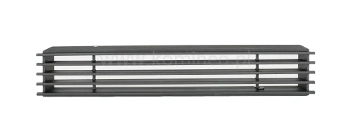 Kratka typu LOFT 350x60, czarna