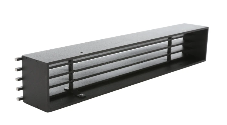 Kratka typu LOFT 350x60, czarna