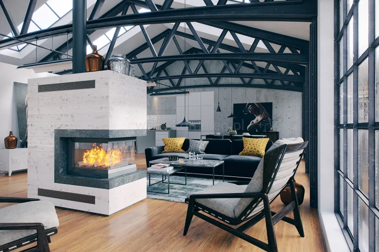 Kratki typu LOFT - aranżacja
