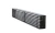 Kratka typu LOFT 650x60, czarna z czołem SZLIF