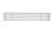 Kratka typu LOFT 350x60 mm, biała