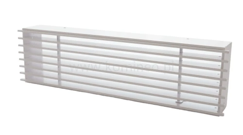 Kratka typu LOFT 350x100 mm, biała