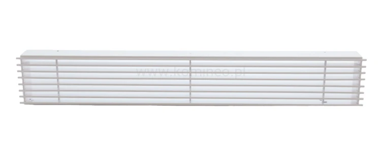 Kratka typu LOFT 650x100 mm, biała