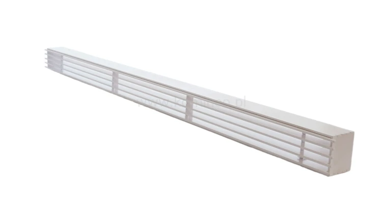 Kratka typu LOFT 800x100 mm, biała