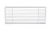 Kratka typu LOFT 350x150 mm, biała