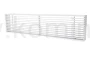 Kratka typu LOFT 650x150 mm, biała