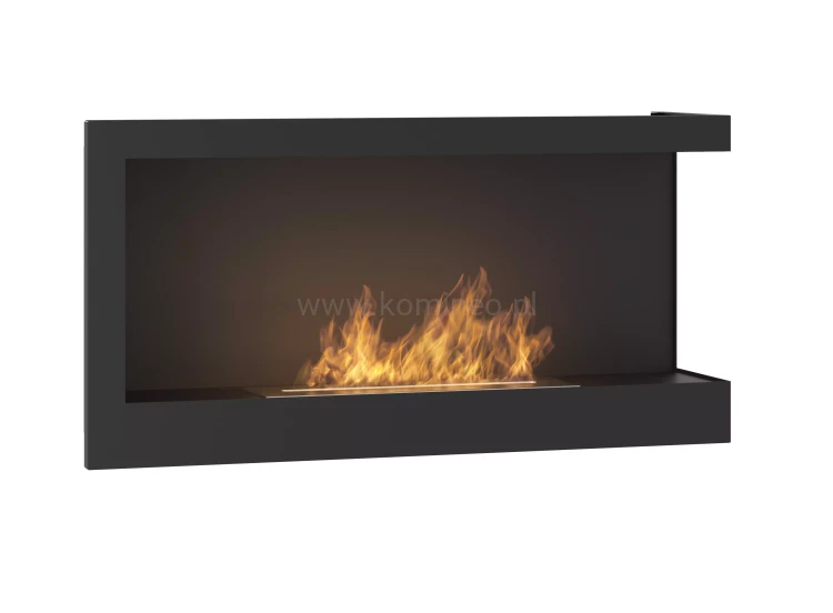 SIMPLE fire CORNER 900 prawy Biokominek do zabudowy narożny