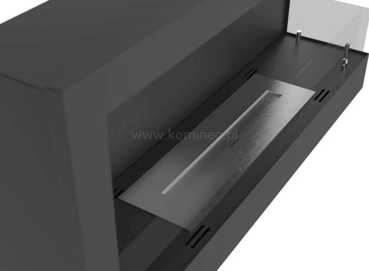 SIMPLE fire CORNER 900 prawy Biokominek do zabudowy narożny