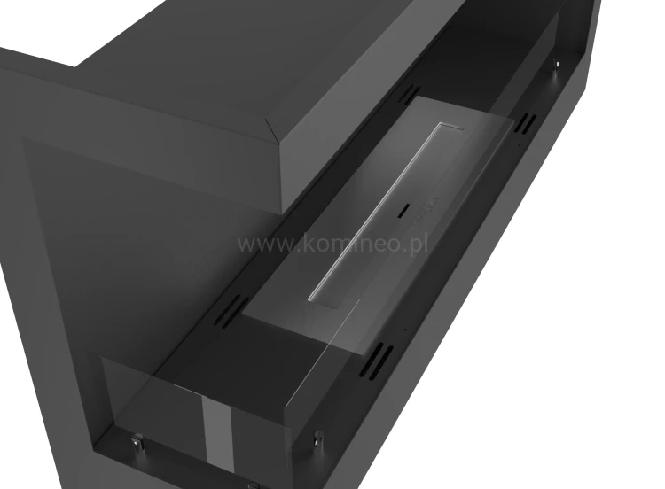 SIMPLE fire CORNER 900 lewy Biokominek do zabudowy narożny