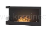 SIMPLE fire CORNER 900 lewy Biokominek do zabudowy narożny z szybą
