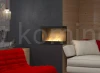 SIMPLE fire CORNER 600 prawy Biokominek do zabudowy narożny aranżacja