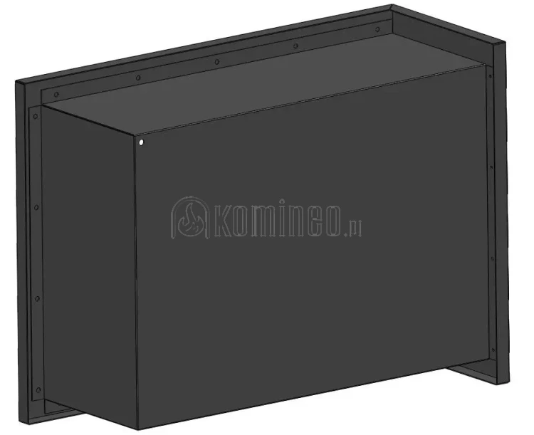 SIMPLE fire CORNER 600 lewy Biokominek do zabudowy narożny