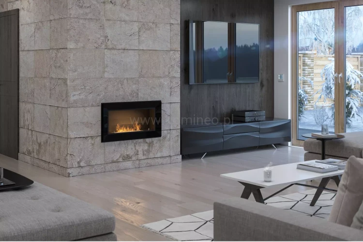 Biokominek SIMPLE fire FRAME 900 aranżacja