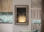 Biokominek SIMPLE fire FRAME 550 inox, aranżacja