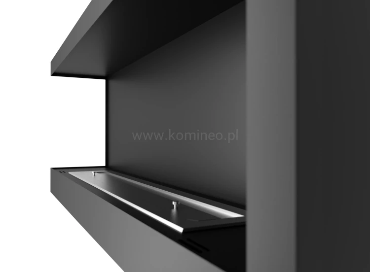 SIMPLE fire CORNER 1200 lewy Biokominek do zabudowy narożny
