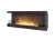 SIMPLE fire CORNER 1200 lewy Biokominek do zabudowy narożny z szybami